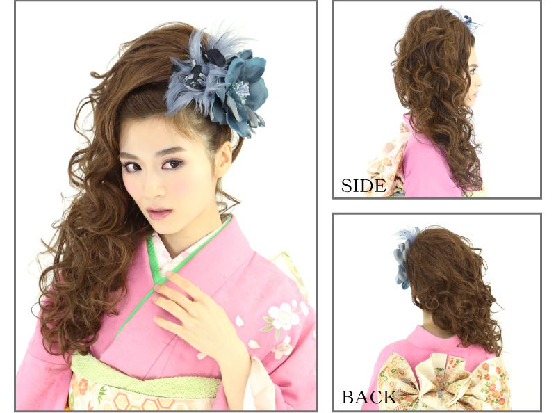 ウィッグヘアアレンジ 華やかサイドボリュームアップ ウィッグのプリシラ 公式通販サイト